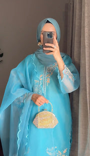3 PC EID DRESS (ORGANZA)