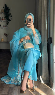3 PC EID DRESS (ORGANZA)