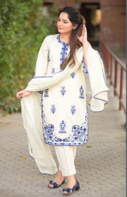Khaddi Multi 3 Pcs Branded Suit