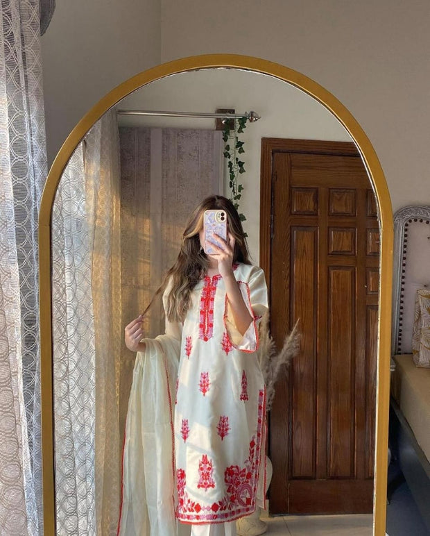 Khaddi Multi 3 Pcs Branded Suit