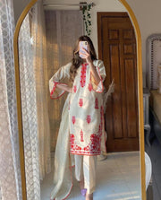 Khaddi Multi 3 Pcs Branded Suit