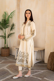 Royal Lawn 2 pc Stitched (OFF WHITE)