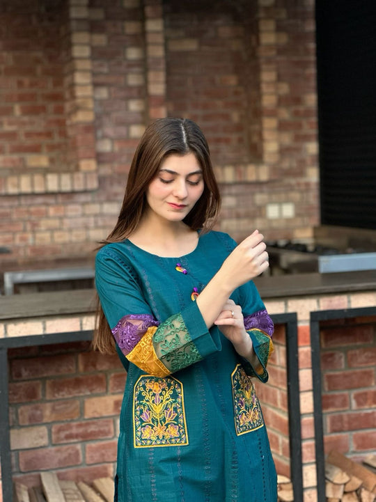 Cotton 2 pc stitched (ZINK)