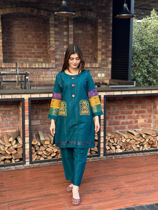 Cotton 2 pc stitched (ZINK)